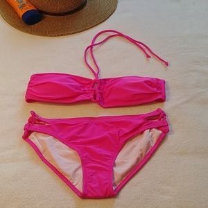 NWOT Pink Cutout Bikini